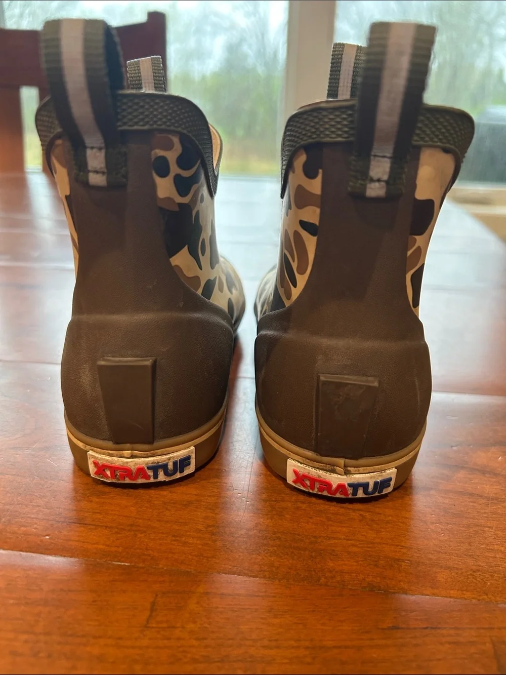 XTRATUF Kids' Camo Rain & Snow Boots in Tan and Brown - Picture 3 of 5